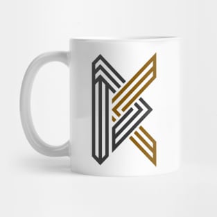 alphabet K artwork Mug